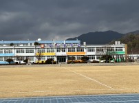 부석중학교 교명간판